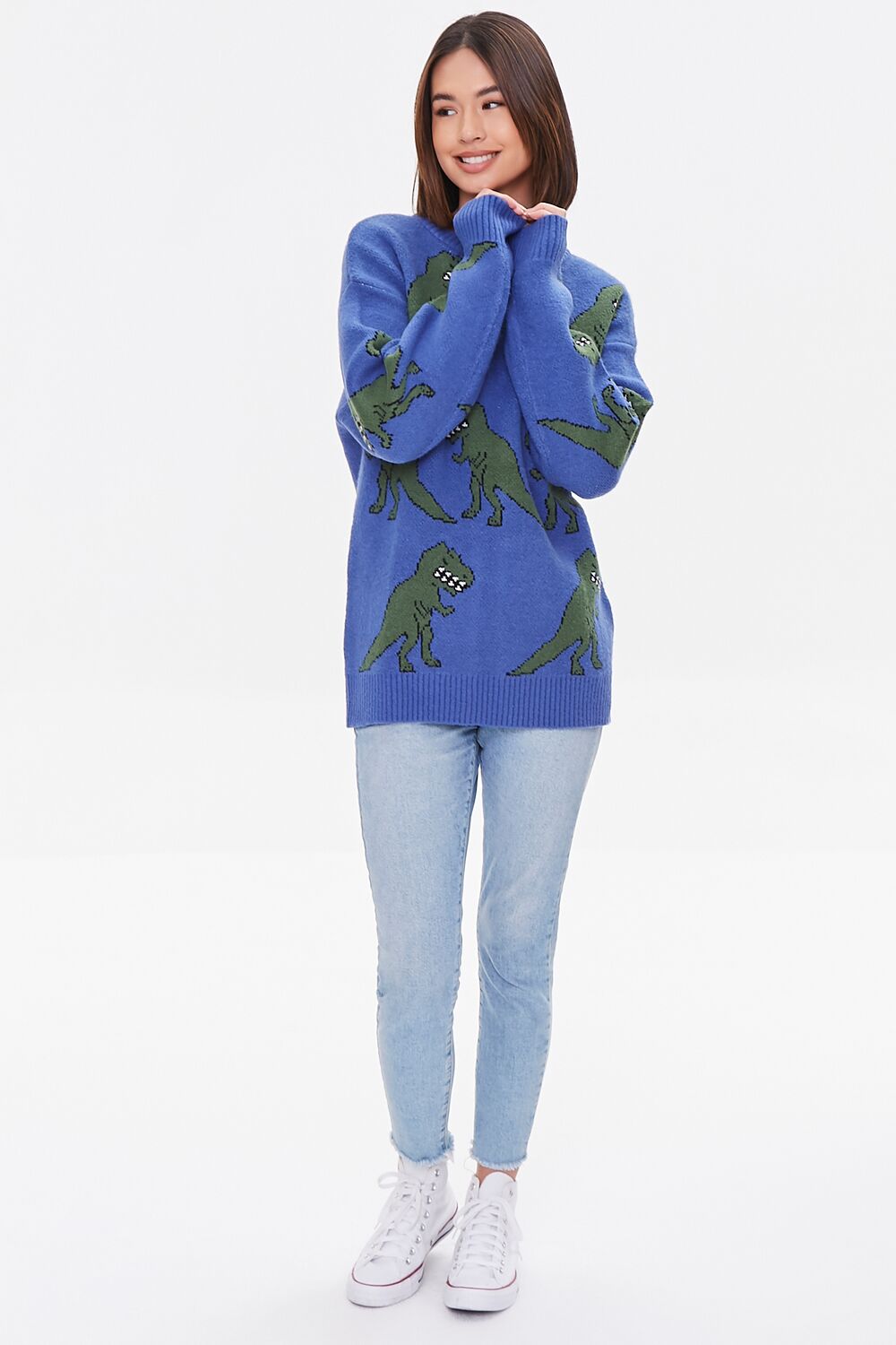 T-Rex Print Sweater