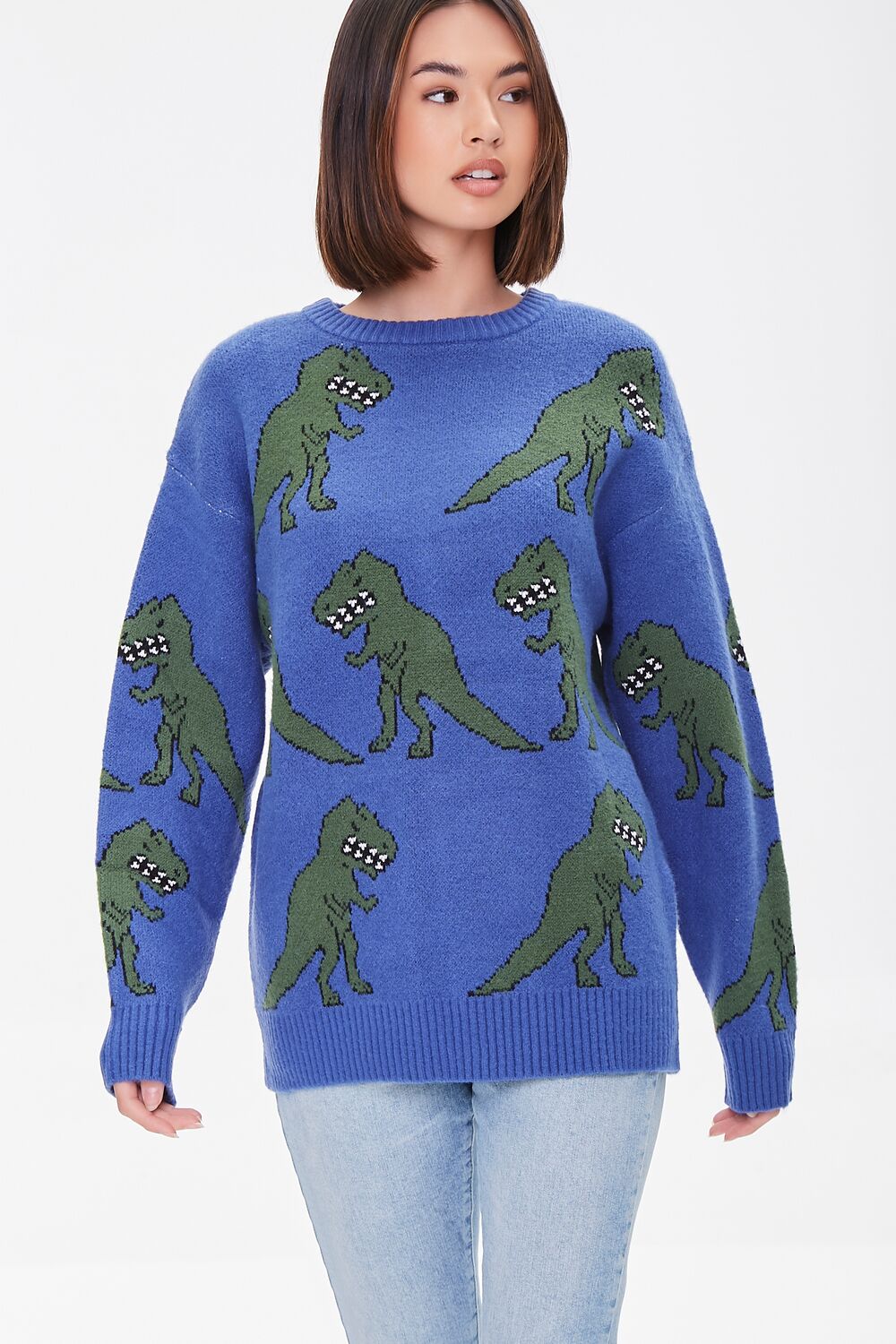 T-Rex Print Sweater