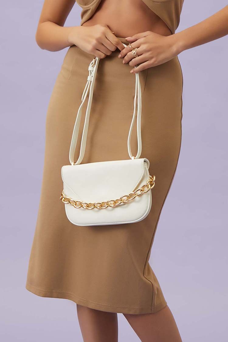 Curb Chain Crossbody Bag
