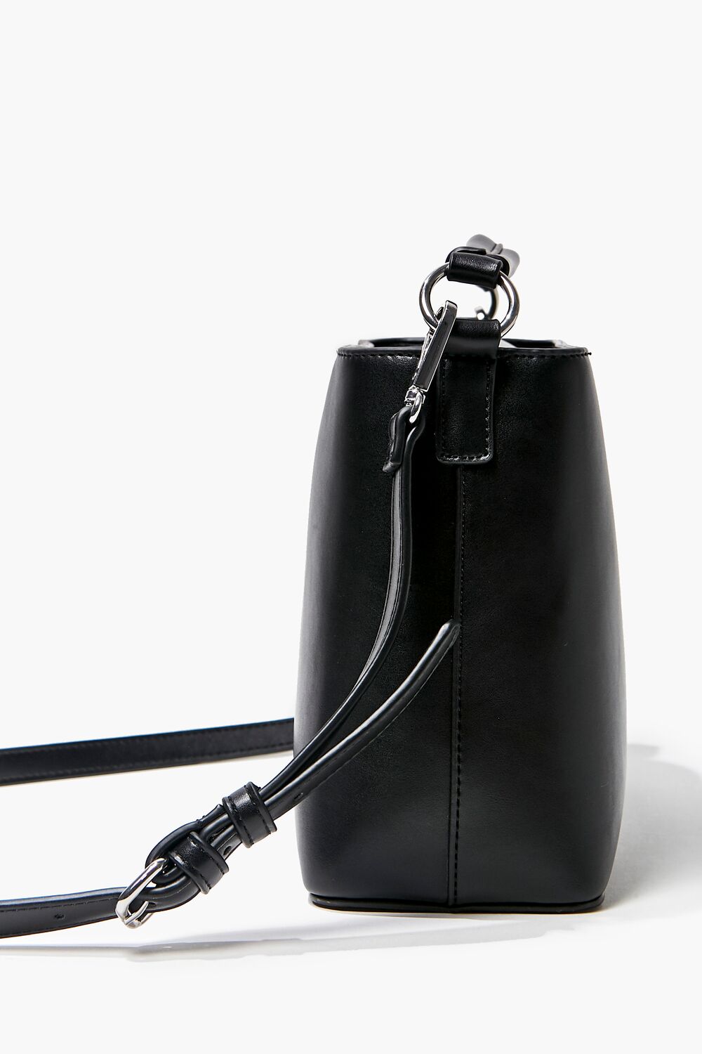 Structured Faux Leather Satchel