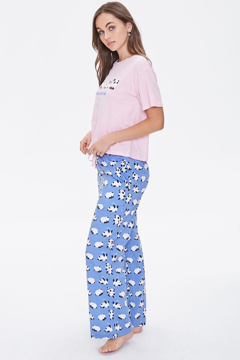 Roll With Me Tee & Pajama Pants Set