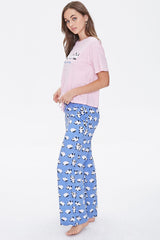 Roll With Me Tee & Pajama Pants Set