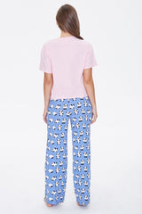 Roll With Me Tee & Pajama Pants Set