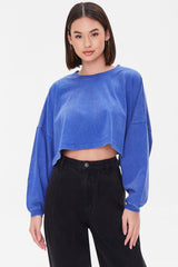Cropped Long-Sleeve Tee