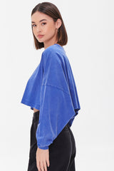 Cropped Long-Sleeve Tee