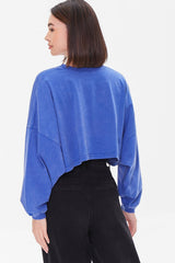 Cropped Long-Sleeve Tee