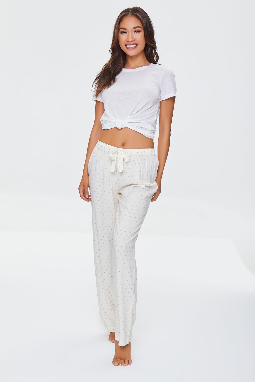 Star Print Pajama Pants