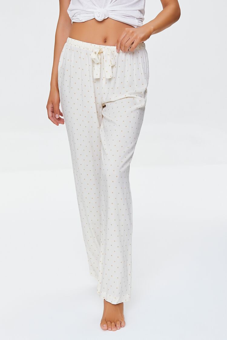 Star Print Pajama Pants