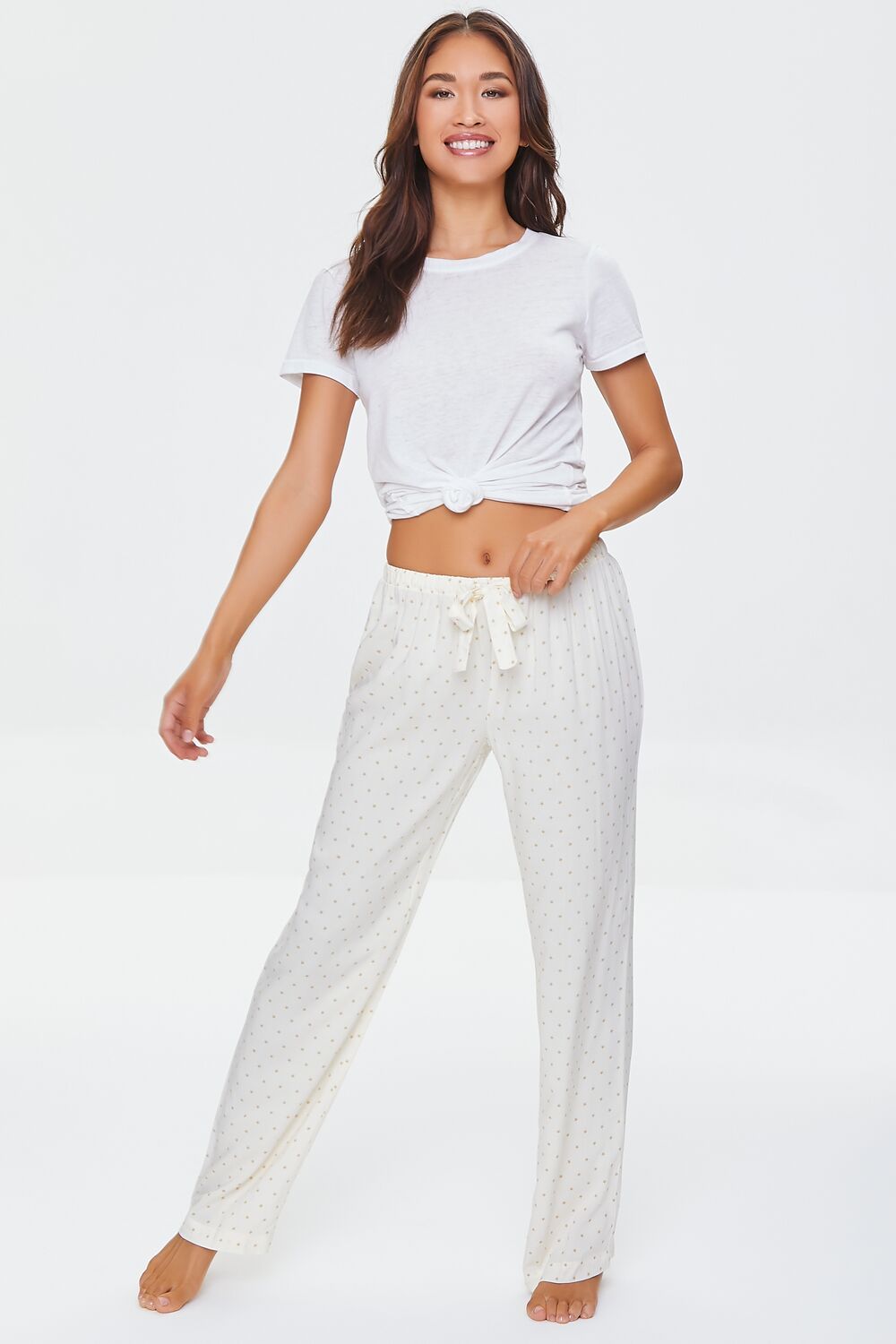 Star Print Pajama Pants