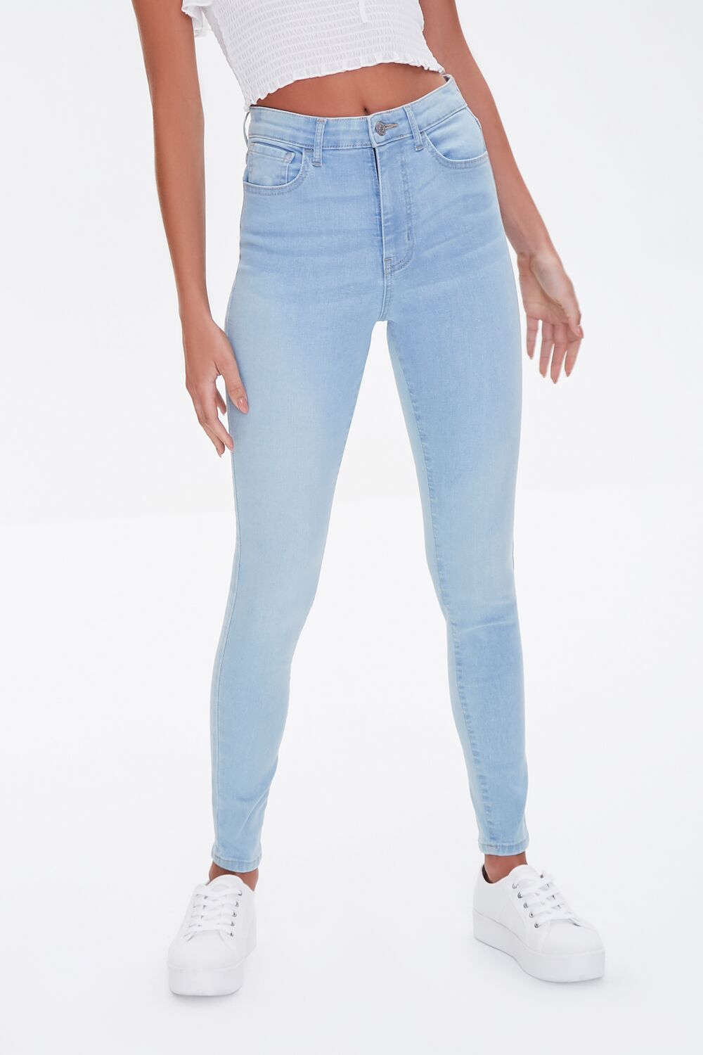 Super-Stretch High-Rise Skinny Jeans