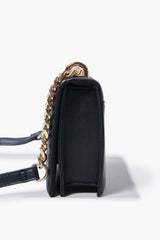 Quilted Faux Leather Crossbody Bag