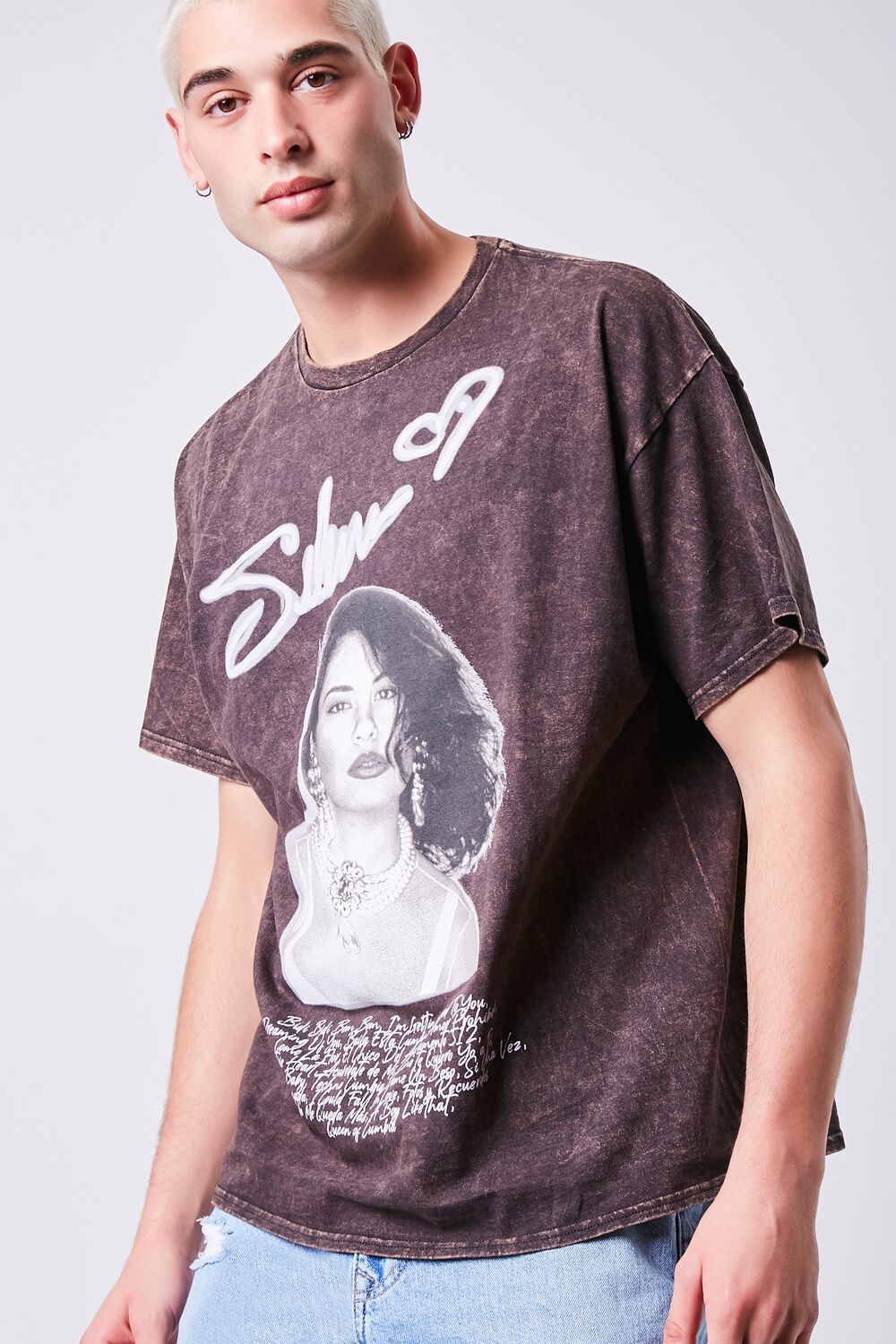 Selena Graphic Mineral Wash Tee