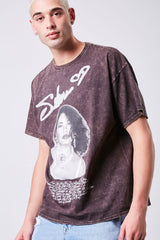 Selena Graphic Mineral Wash Tee