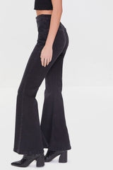 Recycled Cotton Flare High-Rise Jeans