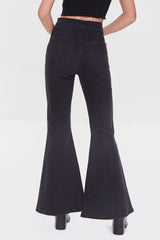 Recycled Cotton Flare High-Rise Jeans