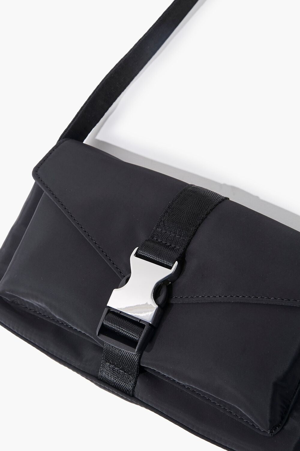 Release-Buckle Shoulder Bag