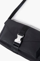 Release-Buckle Shoulder Bag