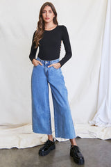 Ladder Cutout High-Leg Bodysuit