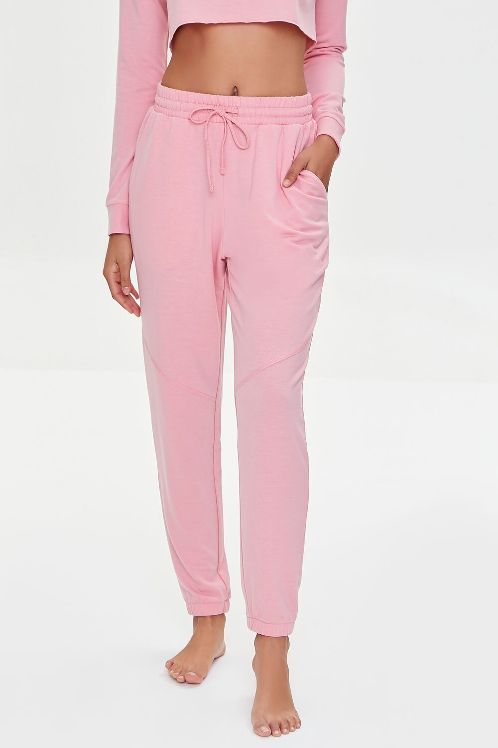 Drawstring French Terry Joggers
