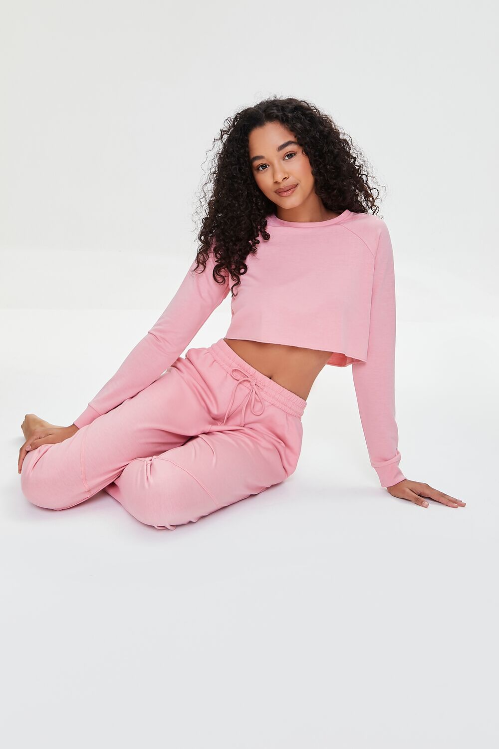 Drawstring French Terry Joggers