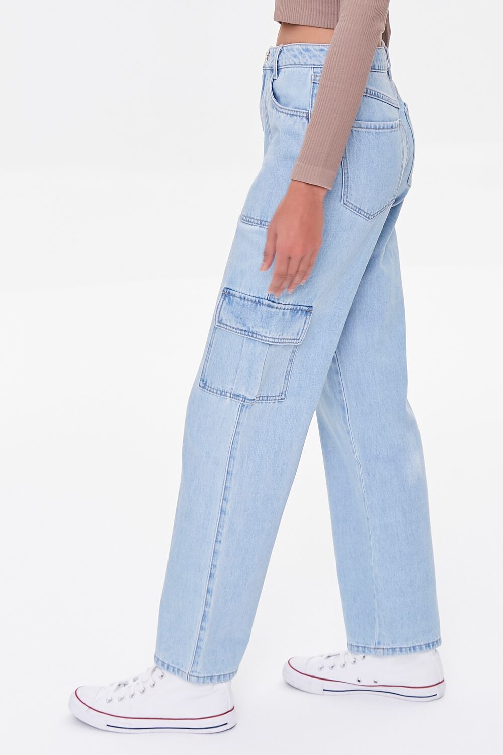 Straight-Leg Cargo Jeans