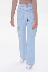 Straight-Leg Cargo Jeans