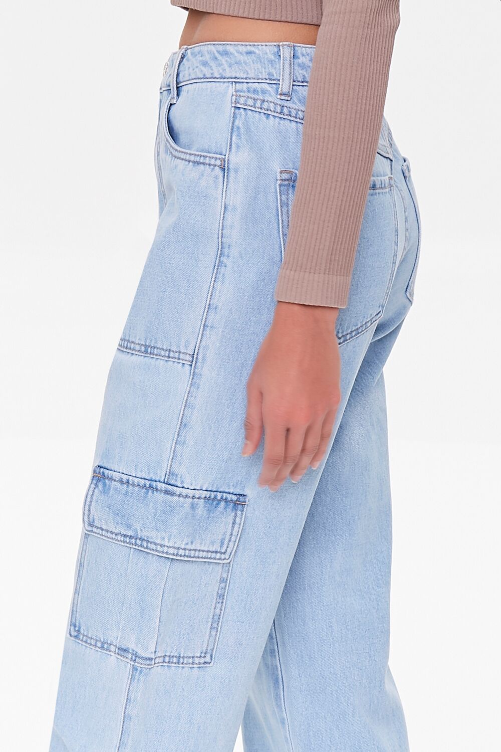 Straight-Leg Cargo Jeans