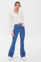Clean Wash Flare Jeans