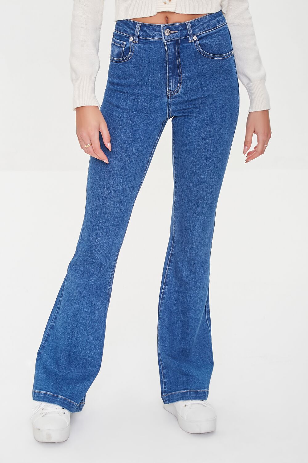 Clean Wash Flare Jeans