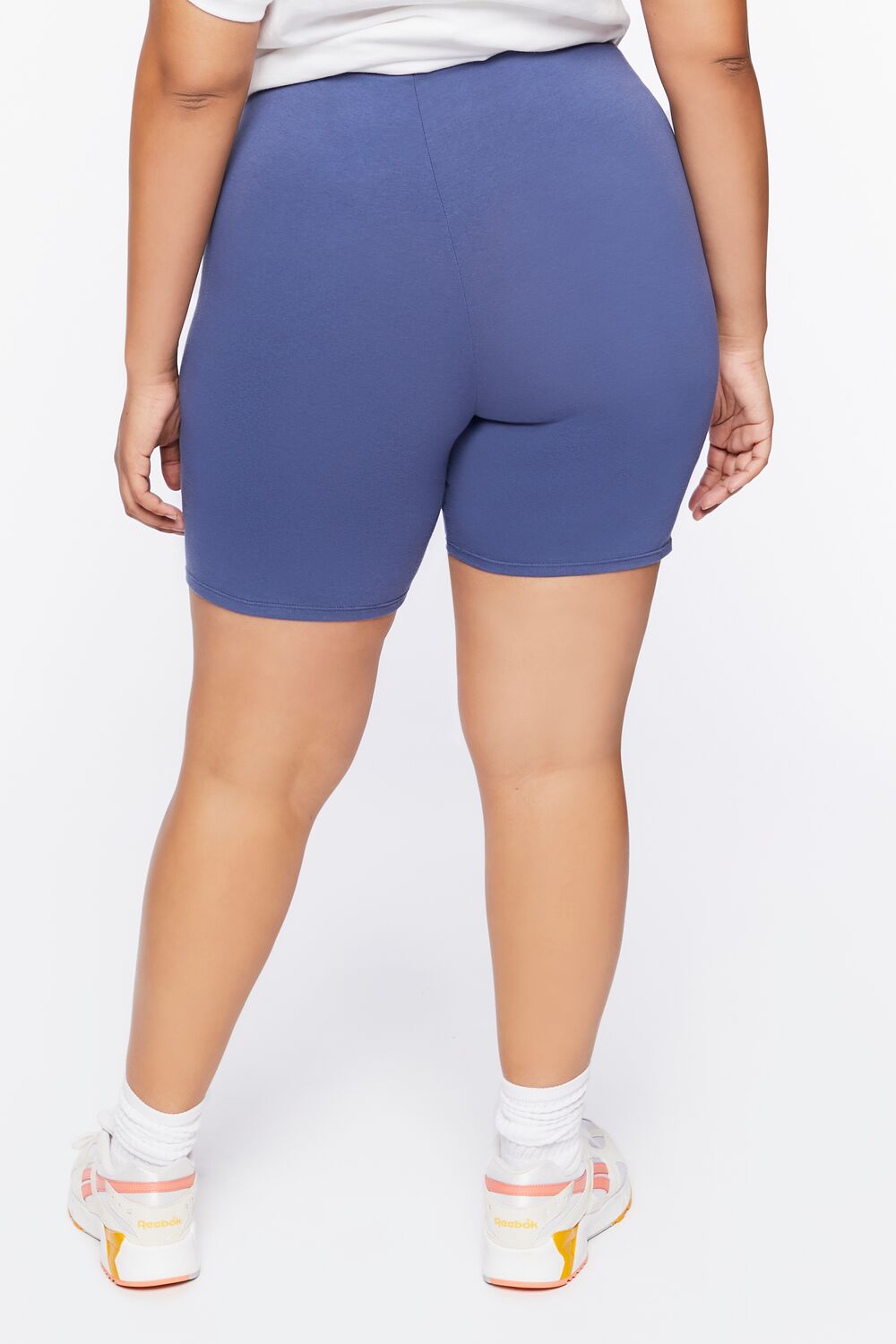 Plus Size Basic Organically Grown Cotton Shorts
