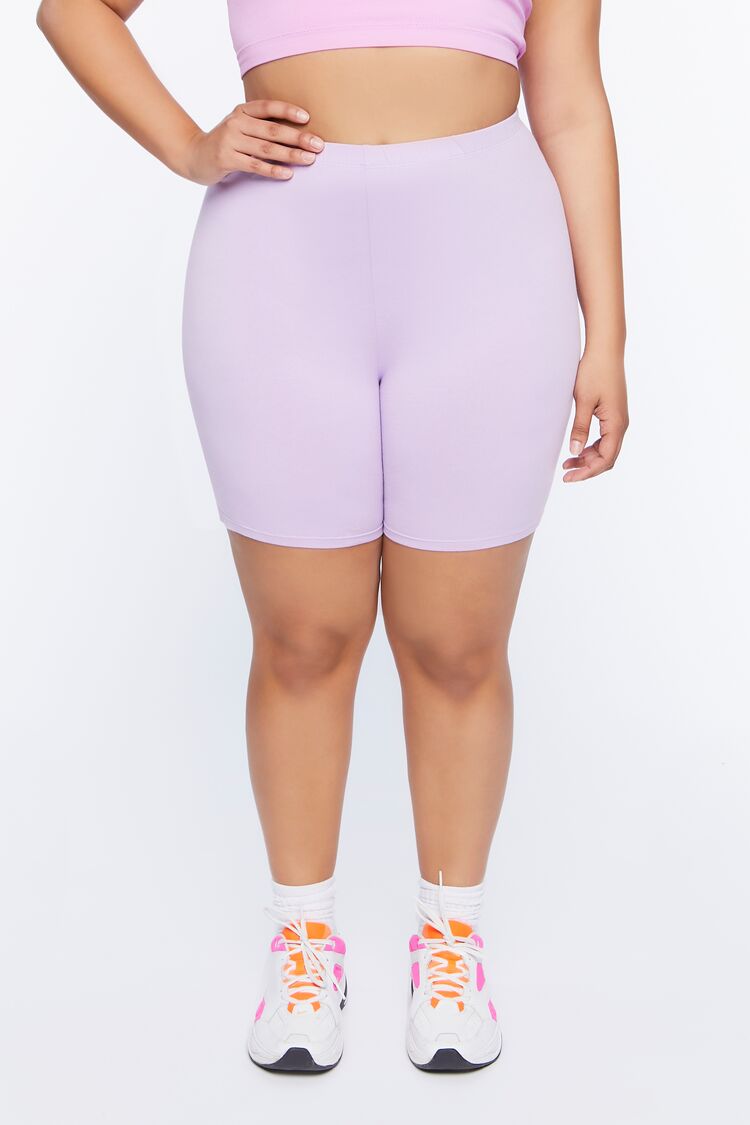 Plus Size Basic Organically Grown Cotton Shorts