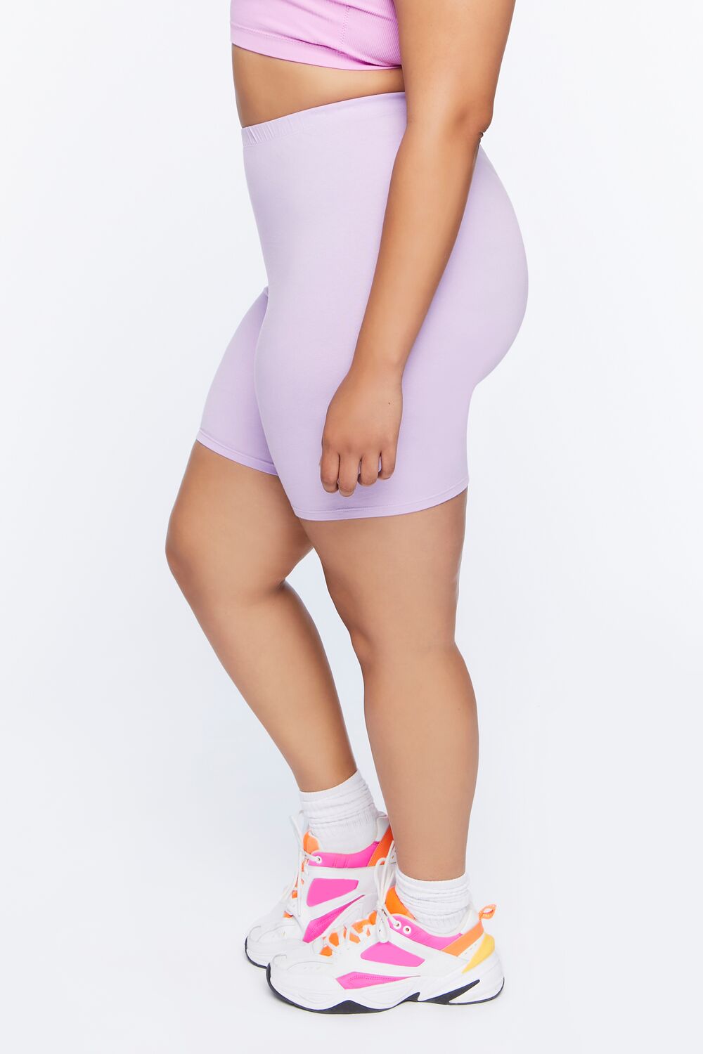 Plus Size Basic Organically Grown Cotton Shorts