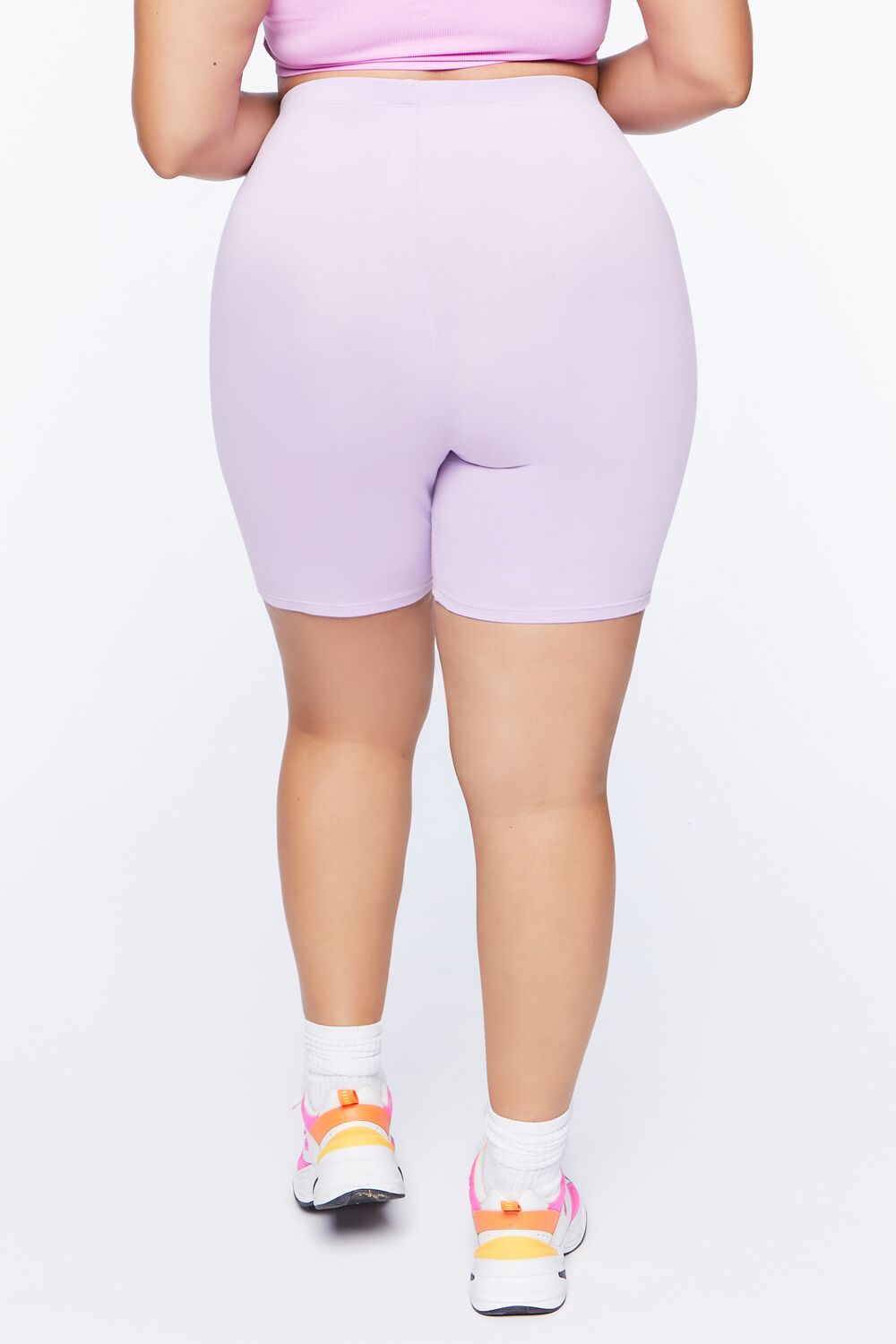 Plus Size Basic Organically Grown Cotton Shorts