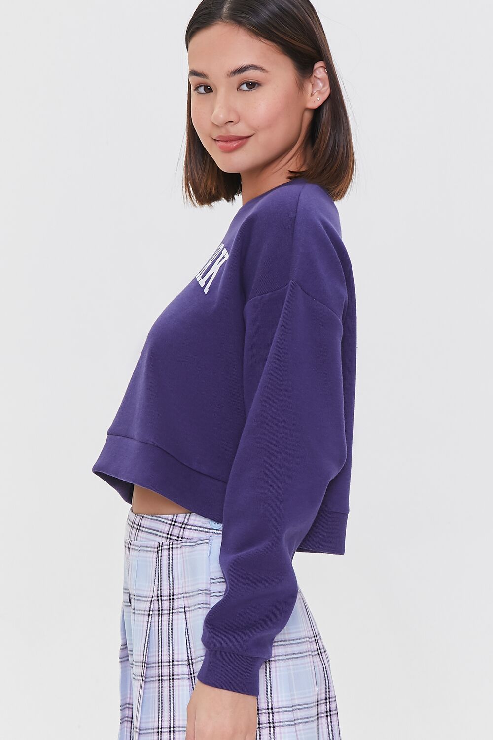 Fleece New York Graphic Pullover