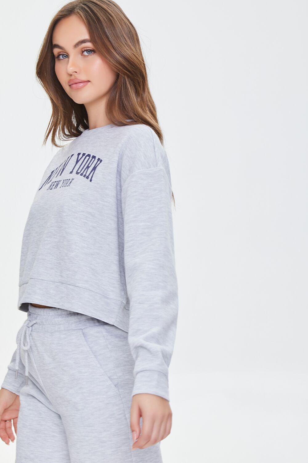 Fleece New York Graphic Pullover