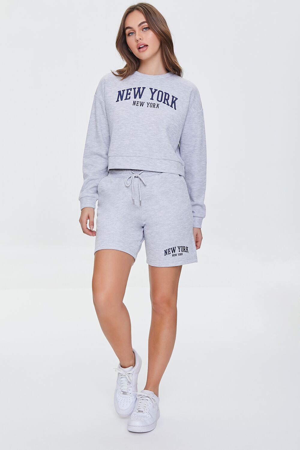 Fleece New York Graphic Pullover