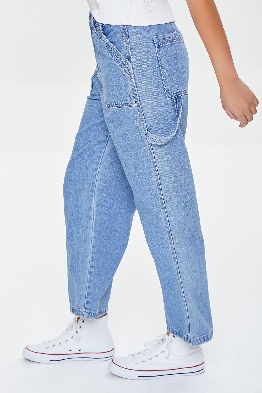Cargo Straight-Leg Jeans
