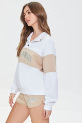 Colorblock Los Angeles Graphic Pullover