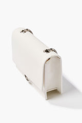 Faux Leather Chain Crossbody Bag