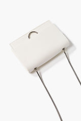 Faux Leather Chain Crossbody Bag