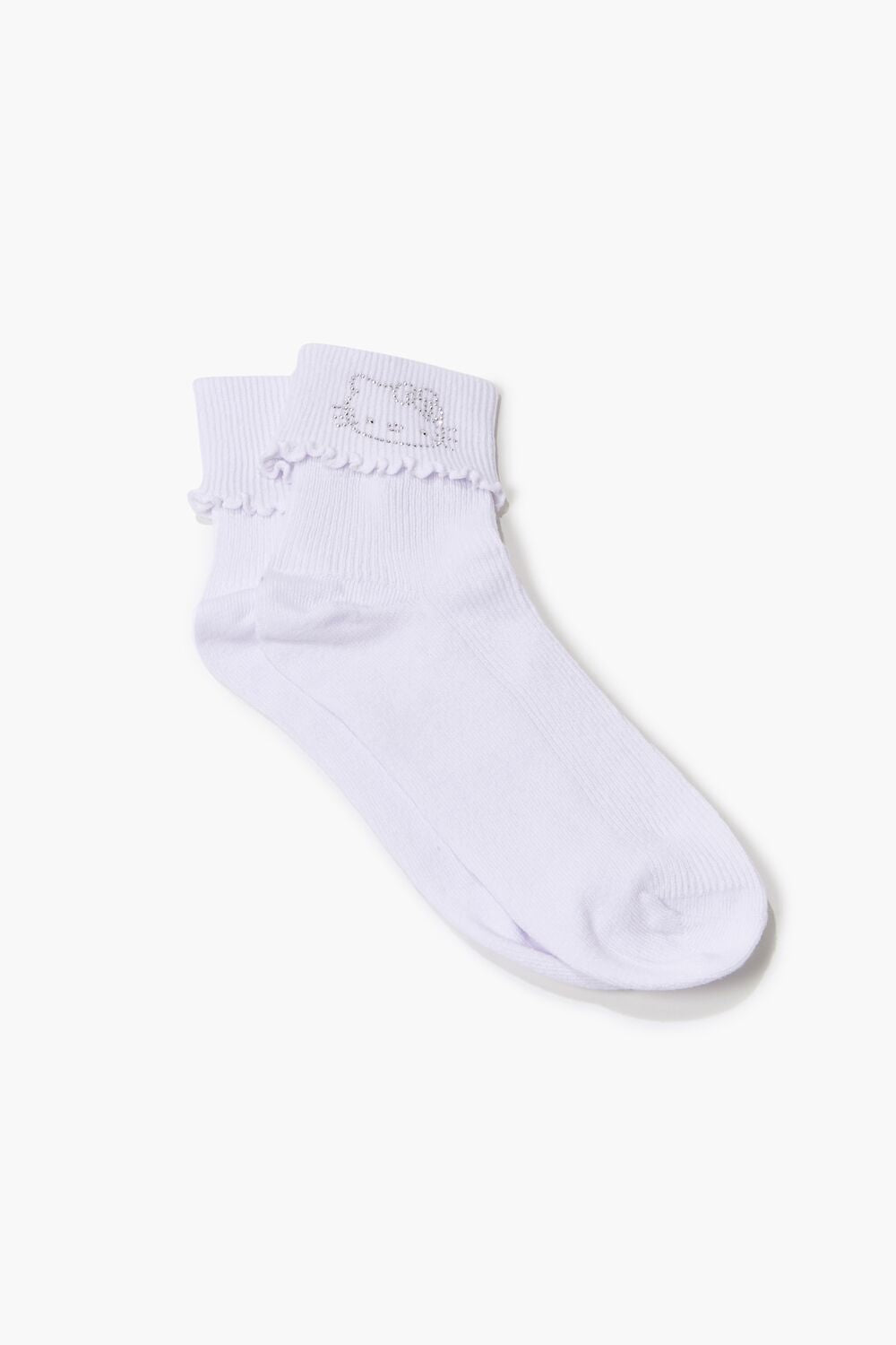 Rhinestone Hello Kitty Crew Socks