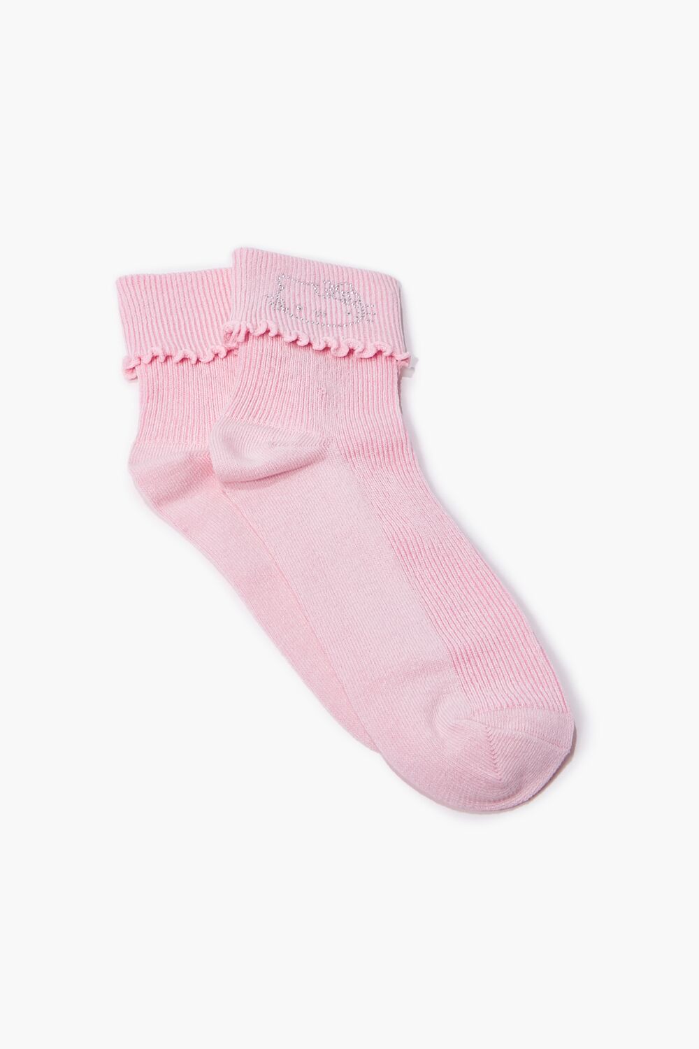 Rhinestone Hello Kitty Crew Socks