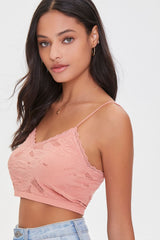 Embroidered Floral Lace Cami