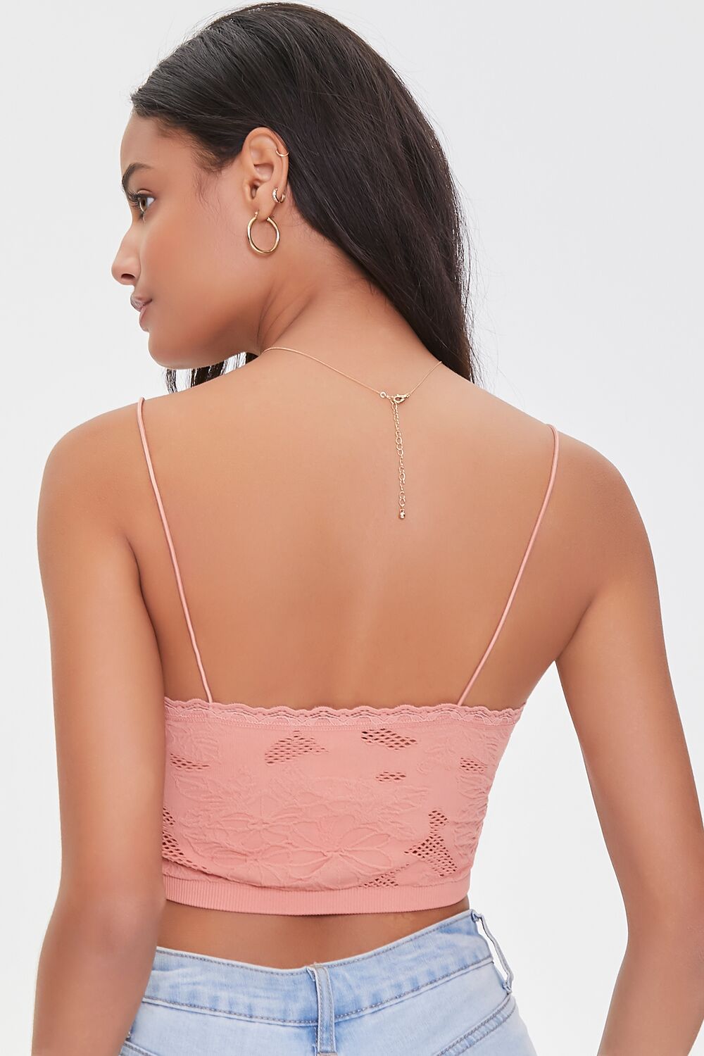 Embroidered Floral Lace Cami