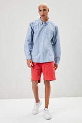 Pocket Button-Front Shirt