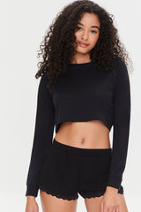 Cropped Lounge Top