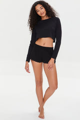 Cropped Lounge Top