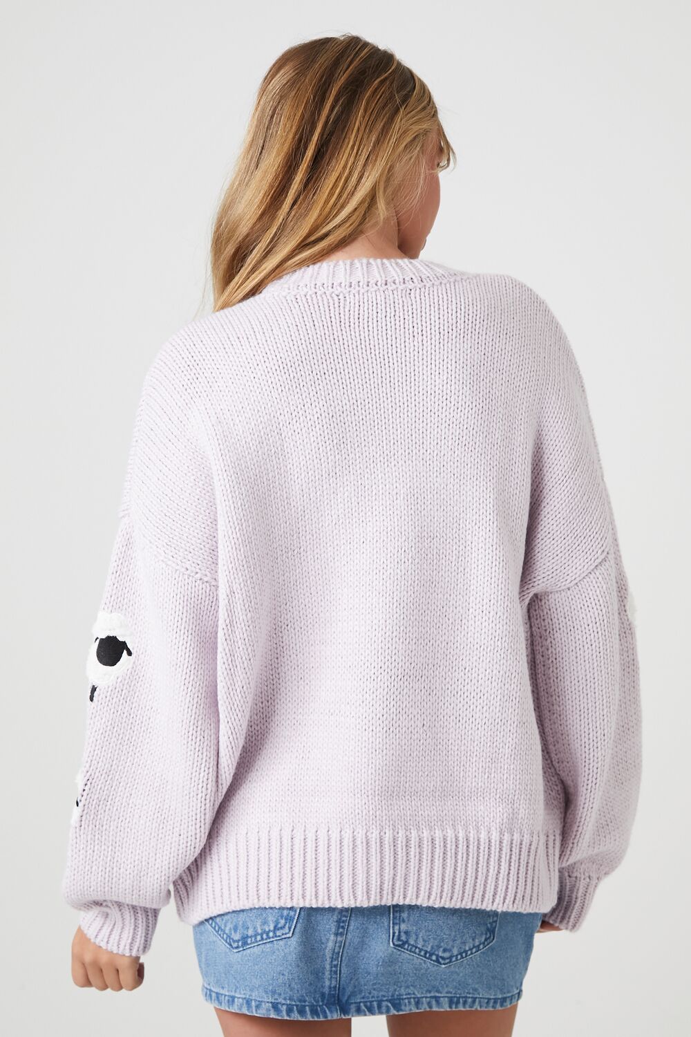 Sheep Drop-Sleeve Sweater