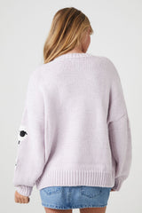 Sheep Drop-Sleeve Sweater