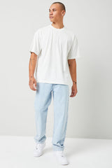 Ribbed Crew Neck Tee